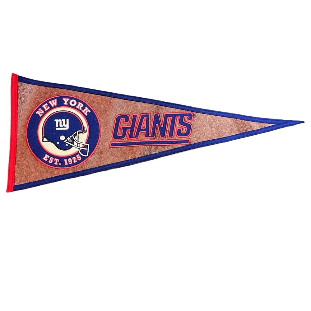NY Giants Pennant~‎ Winning Streak
Leather,Wool,Embroidered